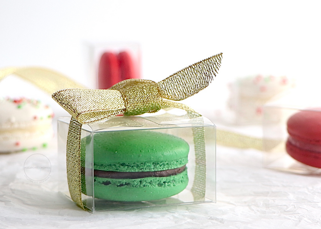 Christmas Macaron Favour Box